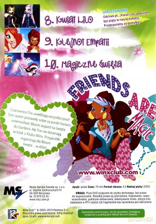 Winx Club Kolekcja filmowa seria 5 cz. 3: Prawdziwe klejnoty [DVD]