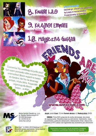 Winx Club Kolekcja filmowa seria 5 cz. 3: Prawdziwe klejnoty [DVD]