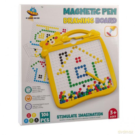 Układanka Magnetyczna Tablica Miś 1009240