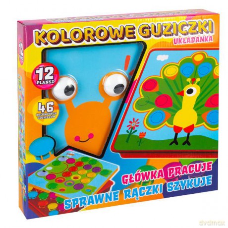 Układanka z guzików, mozaika 1009066