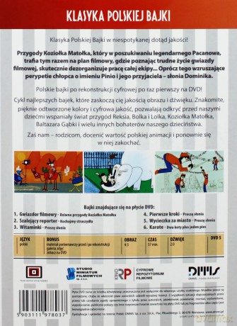 Dziwne przygody Koziołka Matołka i inne bajki (Klasyka Polskiej Bajki) [DVD]