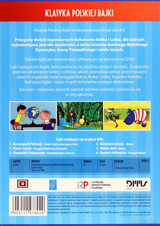 Podróże Bolka i Lolka i inne bajki (Klasyka Polskiej Bajki) [DVD]
