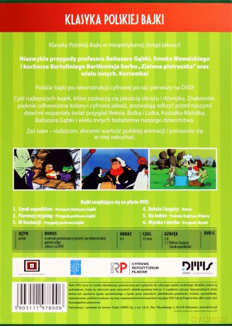 Porwanie Baltazara Gąbki i inne bajki (Klasyka Polskiej Bajki) [DVD]