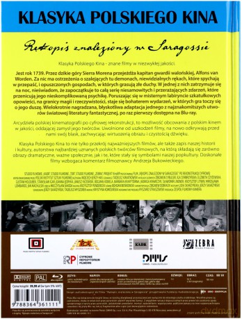Rękopis znaleziony w Saragossie (Klasyka Polskiego Kina) (booklet) [Blu-Ray]