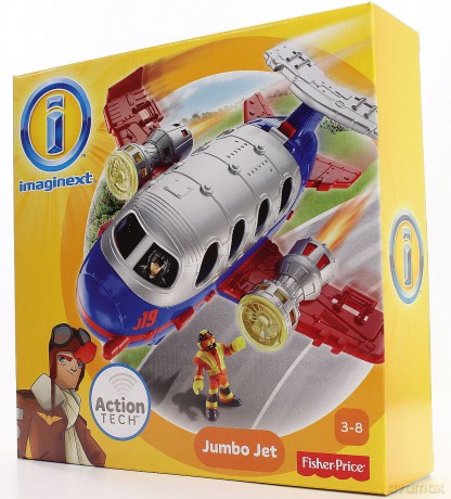 FISHER PRICE Samolot Jumbo Jet BDY 48 WB2 [ZABAWKA]