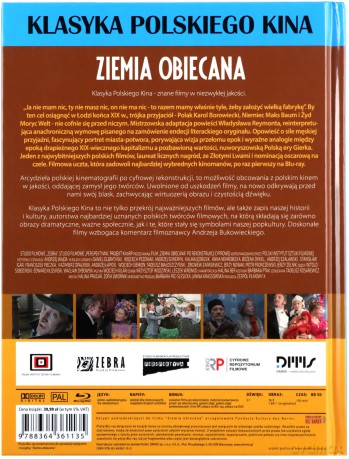 Ziemia obiecana (Klasyka Polskiego Kina) (booklet) [Blu-Ray]
