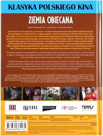 Ziemia obiecana (Klasyka Polskiego Kina) (booklet) [Blu-Ray]