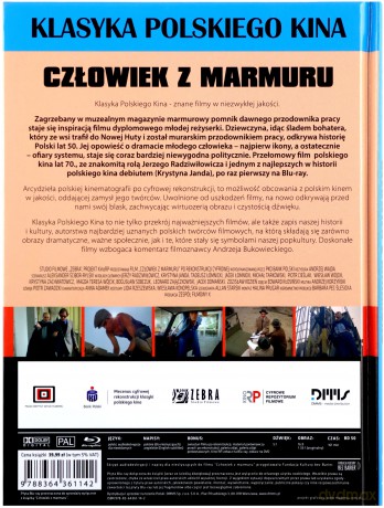 Człowiek z marmuru (Klasyka Polskiego Kina) (booklet) [Blu-Ray]
