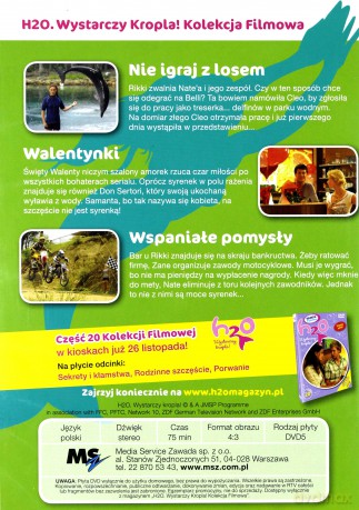 H2O Kolekcja filmowa: Nie igraj z losem / Walentynki / Wspaniałe Pomysły 3/19 [DVD]