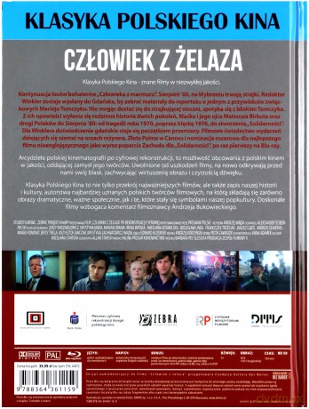 Człowiek z żelaza (Klasyka Polskiego Kina) (booklet) [Blu-Ray]