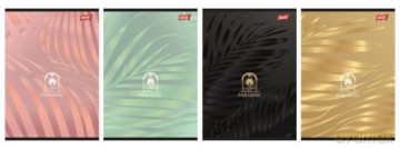 Zeszyt A5 96k linia jednoskładkowy laminowany Paradise mix