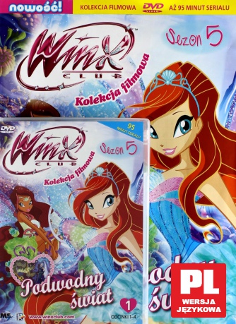 Winx Club Kolekcja filmowa: seria 5 cz.1 Podwodny świat + magazyn [DVD]