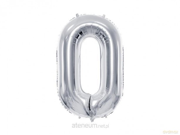 Balon foliowy 0 srebrny 72cm