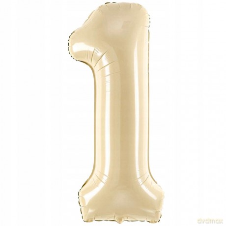Balon foliowy 1 beż 72cm