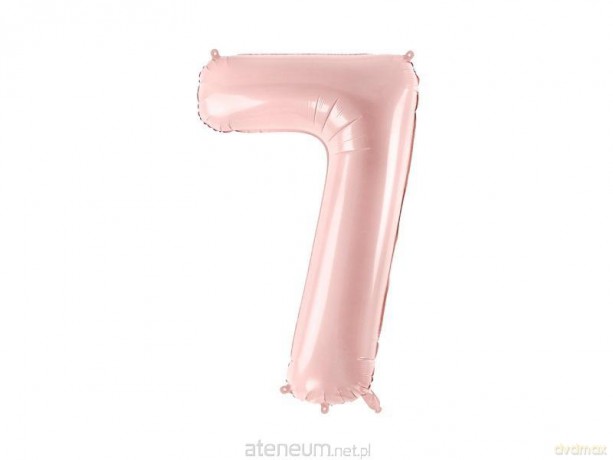 Balon foliowy 7 jasny różowy 72cm