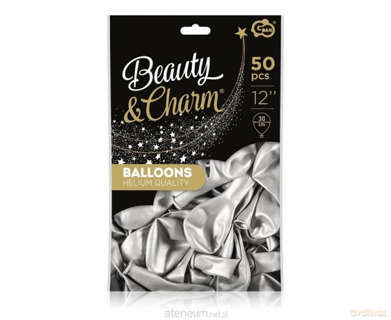 Balony Beauty&Charm metaliczne 30cm 50szt