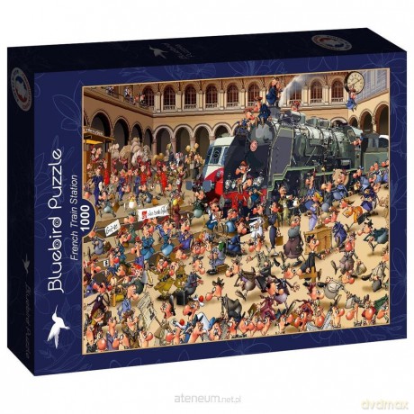 BLUEBIRD 1000 el. Dworzec kolejowy we Francji [PUZZLE]