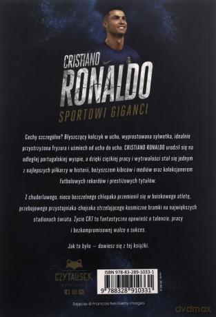 Cristiano Ronaldo. Sportowi giganci - Mateusz Miga [KSIĄŻKA]