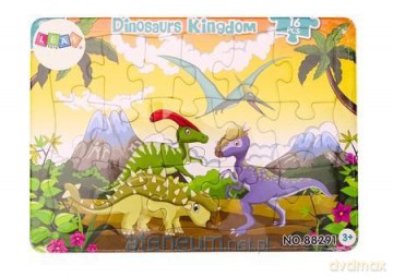 Dinozaury plansza 16el [PUZZLE]