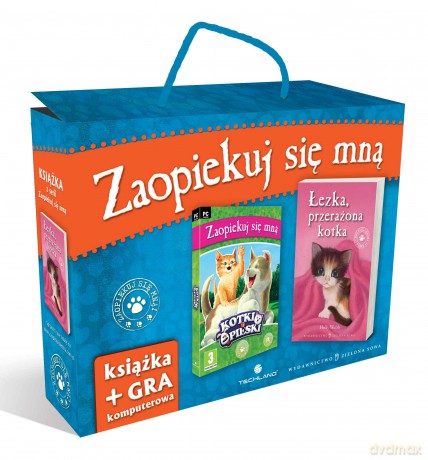 Zaopiekuj Się Mną 1: Łezka, przerażona kotka + Kotki i Pieski [BOX] [GRA PC]+[KSIĄŻKA]