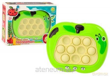 Jabłko sensoryczne Pop-It ze światłem i dźwiękiem [GRA]