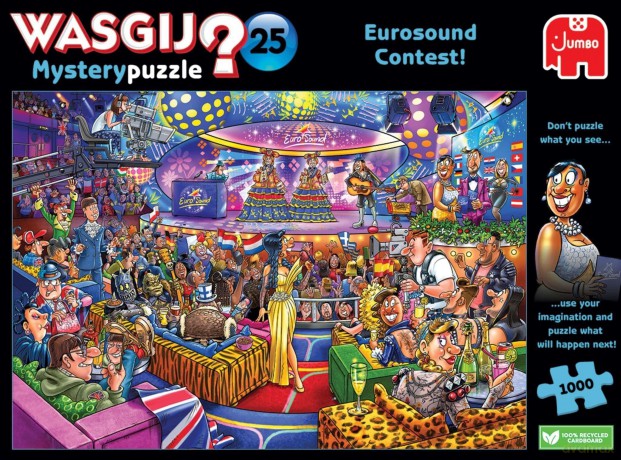 JUMBO 1000 el. Eurowizja Wasgij [PUZZLE]