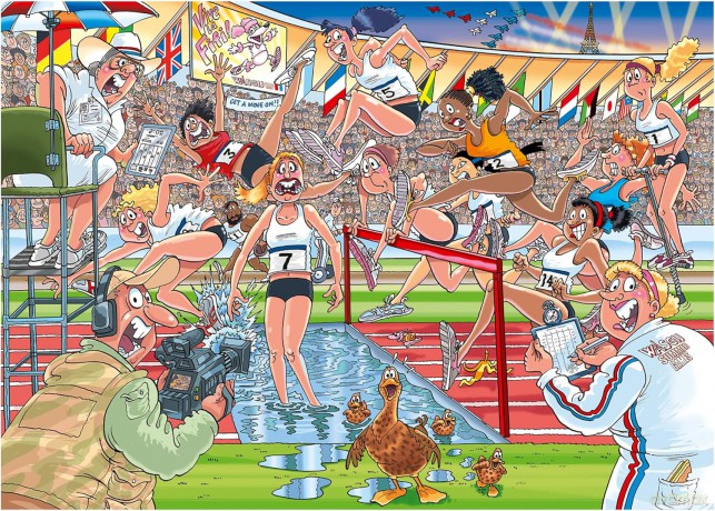 JUMBO 1000 el. Letnie zawody Wasgij [PUZZLE]