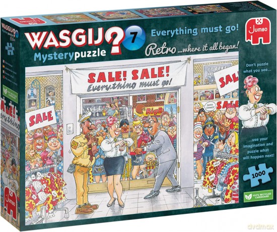 JUMBO 1000 el. Wyprzedaż Wasgij [PUZZLE]