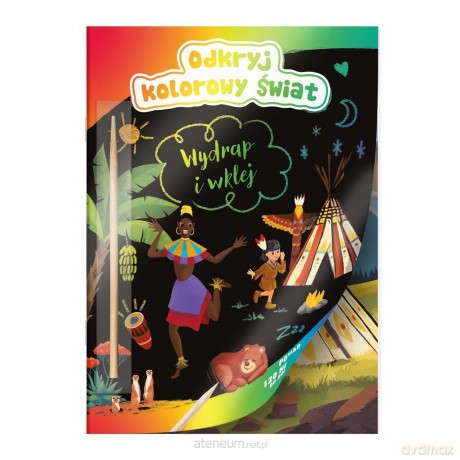 Odkryj kolorowy świat Wydrapywanka Indianie [KSIĄŻKA]