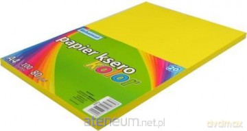 Papier ksero A4/100K żółty