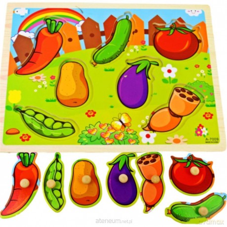Puzzle warzywa na ogródku