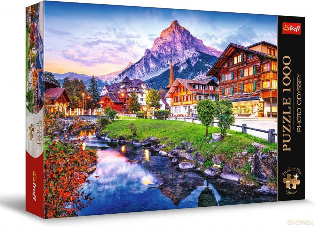 TREFL 1000 el. Alpejskie miasteczko Szwajcaria [PUZZLE]