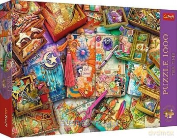 TREFL 1000 el. Biurko dziennikarza [PUZZLE]
