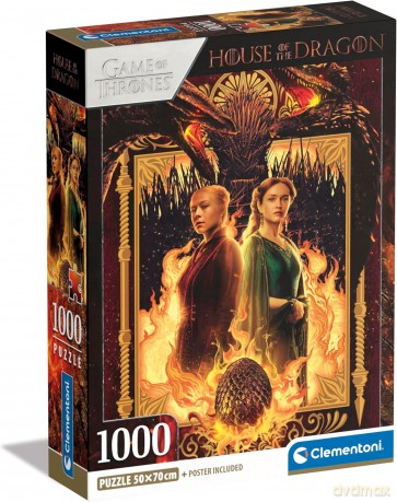 CLEMENTONI 1000 el. Compact House Of The Dragon [PUZZLE]