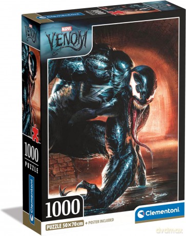 CLEMENTONI 1000 el. Compact Marvel Venom [PUZZLE]