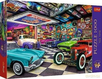 TREFL 1000 el. Garaż kolekcjonera samochodów [PUZZLE]