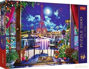 TREFL 1000 el. Paryż w blasku księżyca [PUZZLE]