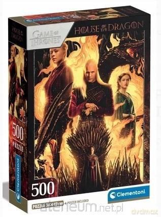 CLEMENTONI 500 el. Compact House of The Dragon [PUZZLE]