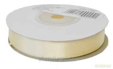 Wstążka satynowa 12mmx23m beżowa