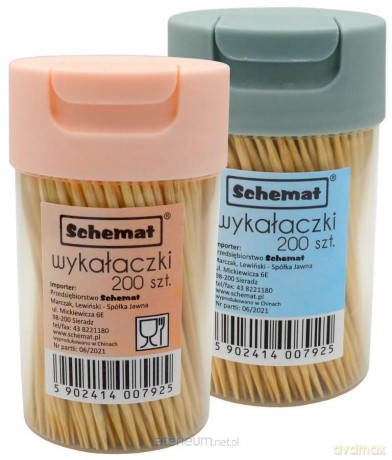 Wykałaczki 200szt MIX