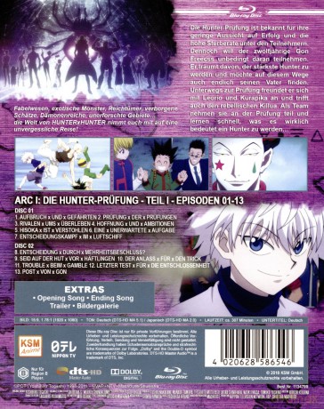 Hunter x Hunter Vol. 1 (New Edition) [Blu-Ray]