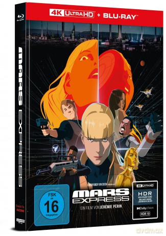 Mars Express (Mars Express. Świat, który nadejdzie) (mediabook) [Blu-Ray 4K]+[Blu-Ray]