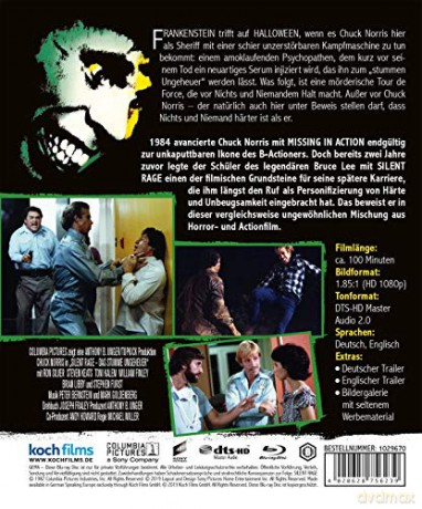 Silent Rage (Utajona furia) [Blu-Ray]