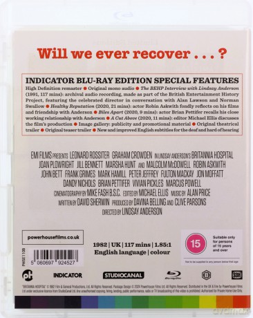 Britannia Hospital (Szpital Brytania) [Blu-Ray]