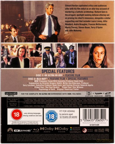 Primal Fear (Lęk pierwotny) [Blu-Ray 4K]+[Blu-Ray]