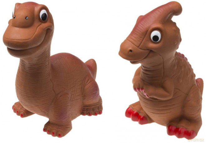 Dinozaur piszczący duży 15,5 cm 1 szt.mix
