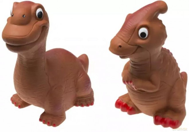 Dinozaur piszczący duży 15,5 cm 1 szt.mix