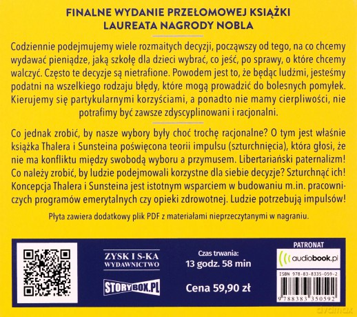 Impuls. Wydanie finalne - Richard H. Thaler, Cass R. Sunstein [AUDIOBOOK]