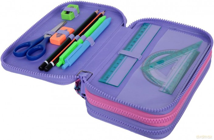 Piórnik 3-komorowy z wyposażeniem Coolpack Jumper 3 Sew Heart