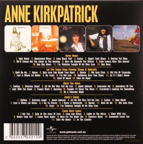 Anne Kirkpatrick: 5 Album Set: The Early Years 1974-1987 [CD]